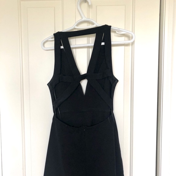 Stroppy Back, Black Dress - Picture 2 of 3